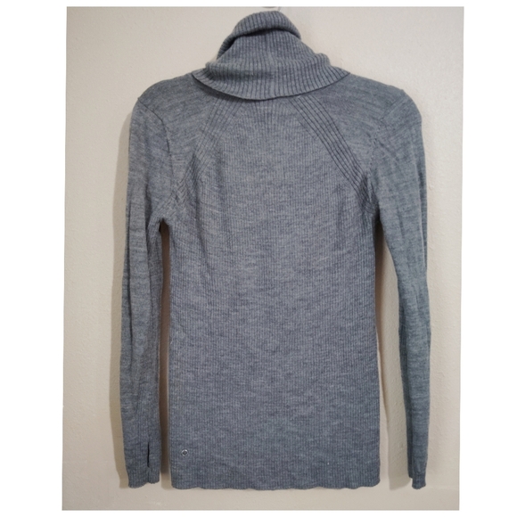 Lululemon Sweat And Savasana Merino Wool Grey Cozy Sweater Cabincore Size 4 - Picture 3 of 4